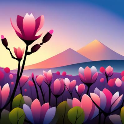 목련꽃말: 봄 내 경험 공유 목련 Floral Language: Sharing My Spring Experience